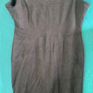 I’m selling a suede greenish dress